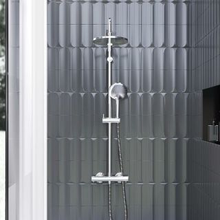 Душевая стойка Damixa Jupiter 977800000 с термостатом Хром